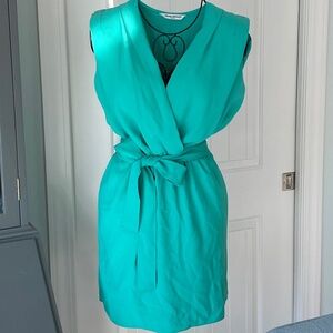 Amanda Uprichards Sleeveless Faux Wrap Dress Sz S